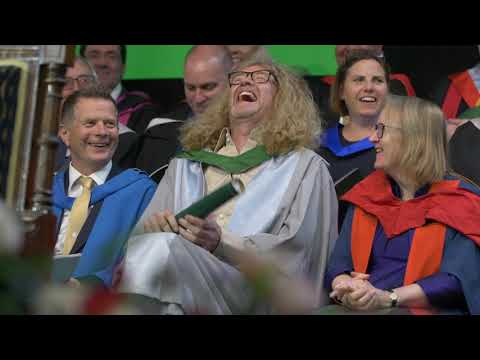 #StirGrad - Honarary Graduate  Hamish Hamilton