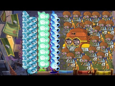 Plants vs Zombies 2 Battlez - Electric Peashooter vs Shadow Peashooter vs Winter Melon