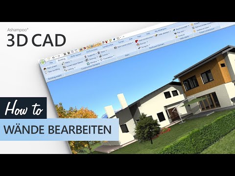 Ashampoo 3D CAD - Wände bearbeiten