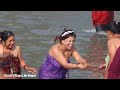 Open Holy Bath Debaghat Snan Nepali Village People Holy Bath In Holy Shrine Place Benidham