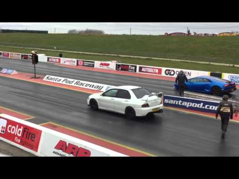 Evo vs Lamborghini huracan