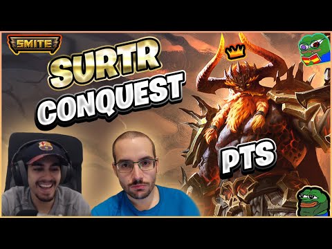 SURTR, VAYA PEDAZO DE PERSONAJE | Julio | Smite PTS Conquest Con Warchi 🔥