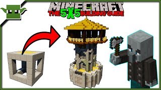 Minecraft 1.14 Watchtower Tutorial - The 5x5 Building Guide