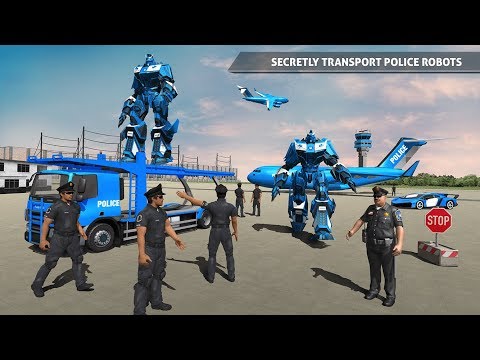 Police Robot Car Transporter Video