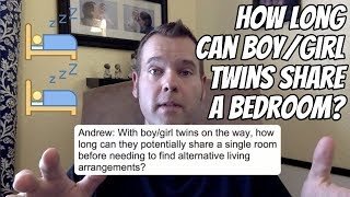 How Long Can Boy/Girl Twins Share a Bedroom?