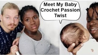 MEET MY BABY + HOW TO: Easy Passion Twist Using CROCHET METHOD