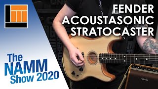 L&M @ NAMM 2020: Fender Acoustasonic Stratocaster