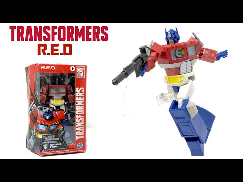 Transformers R.E.D G1 Optimus Prime Figure Review