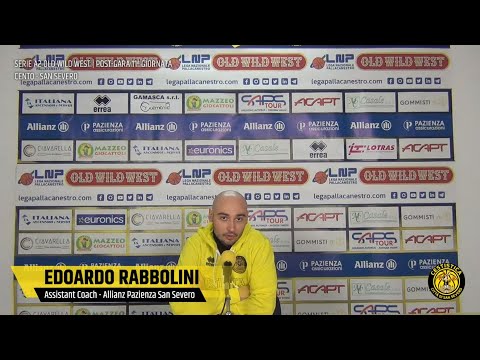 06/12/2022 | Conferenza Stampa pre-partita - Cento vs San Severo - Edoardo Rabbolini