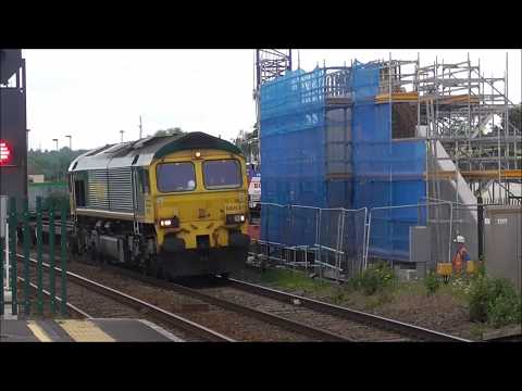 Freight trains at Severn tunnel junction 23rd May 2017