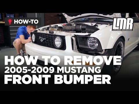 How To Remove Mustang Front Bumper (2005-2009 All)