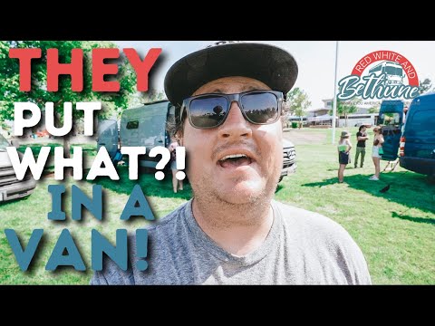 Most INSANE DIY Van Build you've ever seen! || Van Build Tour