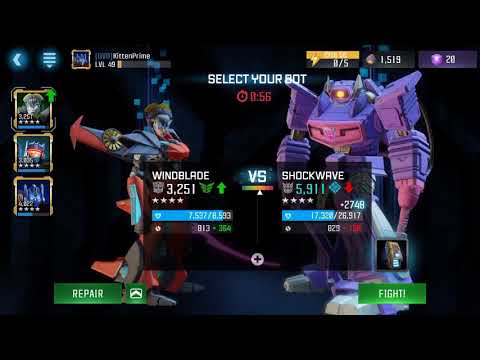 VS Map 3 Shockwave miniboss - Transformers Forged To Fight