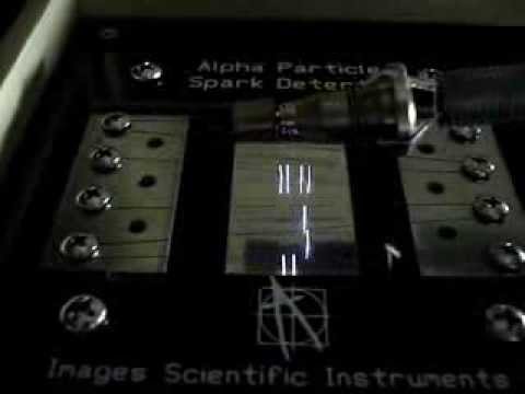 Alpha particle spark detector w/ ~60µCi Americium-241 source