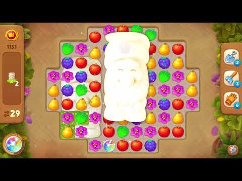 Gardenscapes Level 1151-Walkthrough ''FREE Boosters''
