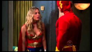 Big bang theory - Sheldon Doorknocking as the Flash