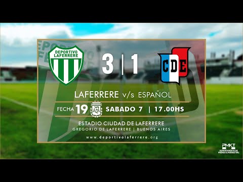 LAFERRERE vs ESPAÑOL | EN VIVO | Fecha 19 | Primera C Apertura 2019