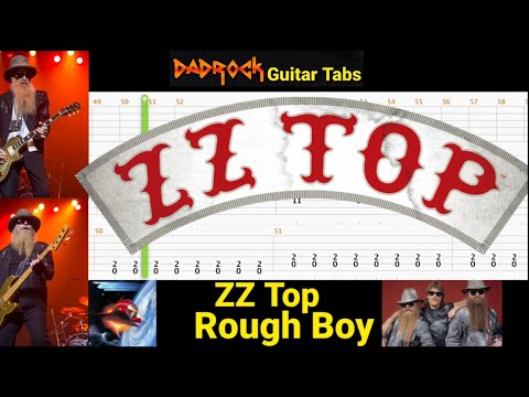 Rough Boy - ZZ Top - Lead Guitar TABS Lesson (Request)