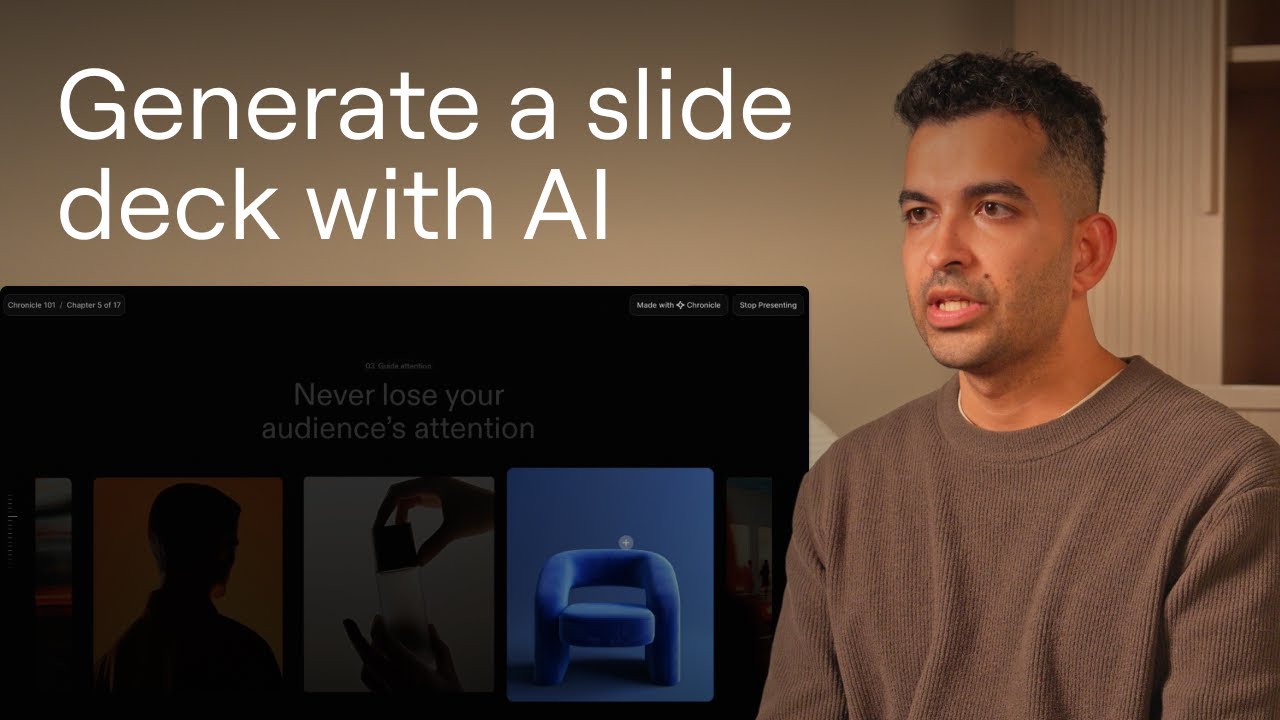 Generate A Stunning Presentation with AI | Chronicle 101