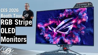 ROG Global RGB Stripe OLED Is Here | ROG CES 2026 Booth Tour
