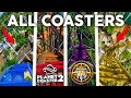 Planet Coaster 2 EXCLUSIVE Look At ALL Roller Coasters In My Theme Park