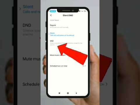 Redmi me dnd mode kaise on kare | How to on do not disturb in redmi