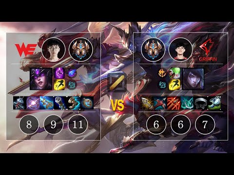 WE Plex Syndra vs GRF Naehyun Aphelios Mid - KR Patch 10.12