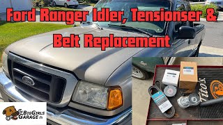 How To Replace The Belt, Tensioner, & Idler Pulley on Ford Ranger 1998 - 2011 V6 3.0 Mazda B3000