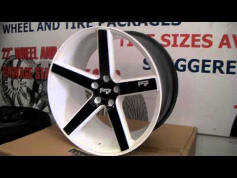 877-544-8473 Niche Milan Custom Painted White Black Concave Wheels Niche Rims Shipping Worldwide