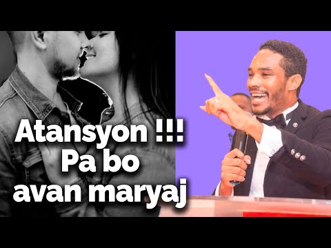 Men poukisa jèn kretyen yo pa dwe bo avan maryaj😥 - Temwanyaj de L'Evang. Eddy Rojas