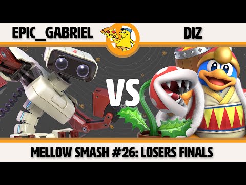 Mellow Mushroom SSBU #26 - Epic_Gabriel (ROB) vs Diz (Plant/Dedede) Smash Ultimate Losers Finals