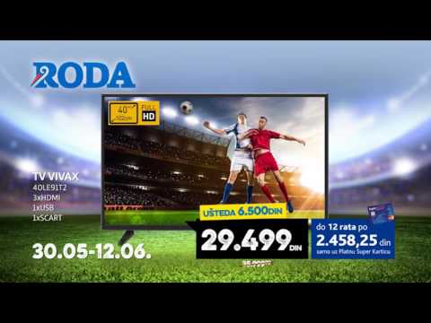 Roda: super cene televizora 30.05. - 12.06.2016.