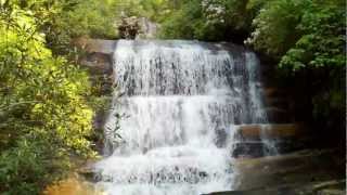 preview picture of video '1st Falls on Upper Bearwallow Creek, Gorges State Park, Sapphire, NC'