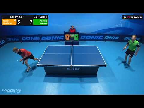 13:40 Nazarii Kovalchuk - Anatolii Levshyn 15.08.2023 TT Euro.Cup Ukraine Star. TABLE 3