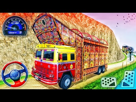 Offroad Indian Cargo Truck 3D - Mountain Heavy Truck Driver - Best Android GamePlay
