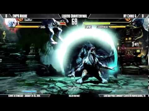 Kumite in Tennessee 14 Killer Instinct Loser's Quarterfinal EMPR Noobe vs NY Chris G