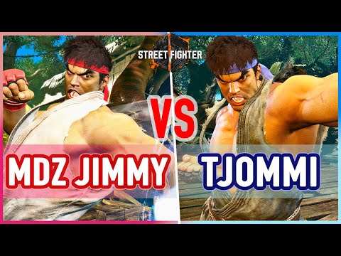 SF6 🔥 MDZ Jimmy (Ryu) vs Tjommi (Ryu) 🔥 Street Fighter 6