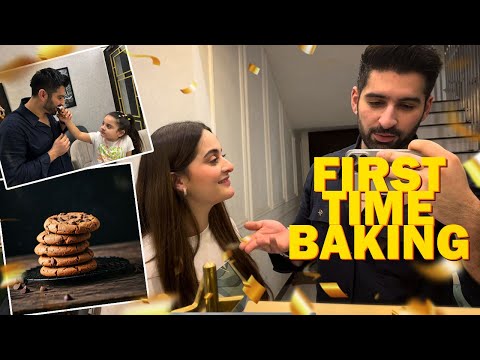 BAKING CHOCOLATE CHIP COOKIES FOR THE FIRST TIME WITH AMAL & AIMAN | 2024