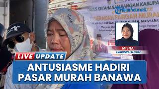 Antusiasme Emak-emak di Donggala, Tampak Semangat Padati Gerakan Pangan Murah di Banawa