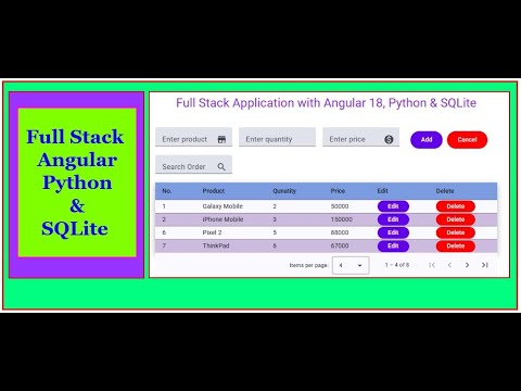 Building A Full Stack Web App With Angular 18 Python Sqlite Complete Tutorial