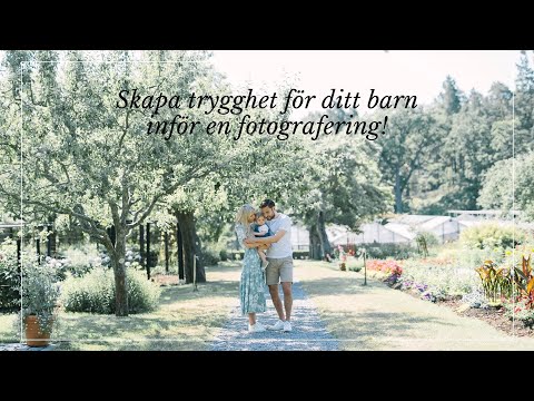 Skapa trygghet för ditt barn inför en fotografering!
