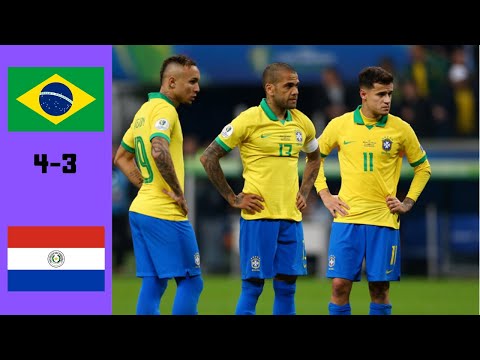 BRAZIL vs PARAGUAY (PENALTIES)! l Copa America 2019 l English Commentary