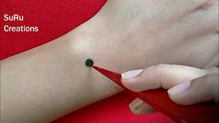 Shaded Arabic Mehndi for Hand | Full Hand Mehndi Design