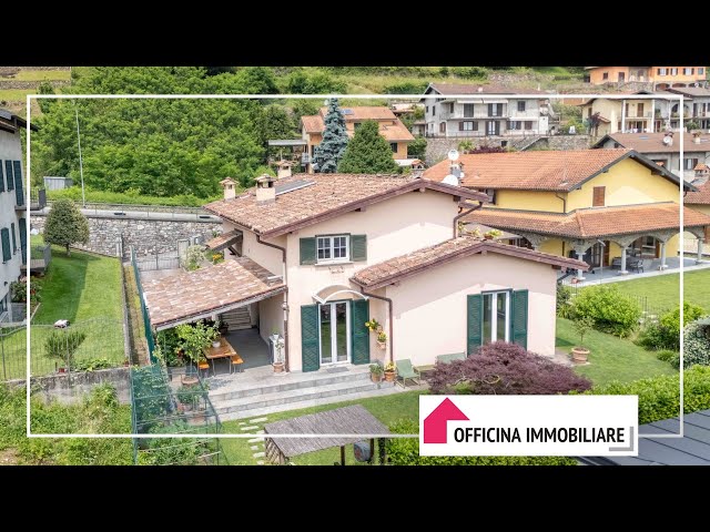 SUL LAGO DI COMO, VILLINO BIFAMILIARE CON GIARDINO