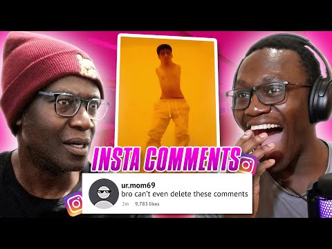 DAD REACTS TO BRUTAL INSTAGRAM COMMENTS !