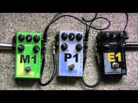AMT Electronics Legend Amps Series Preamp Pedal Shootout