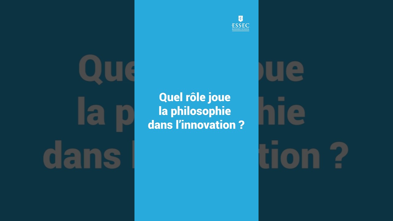 Quel rôle joue la philosophie dans l'innovation ?