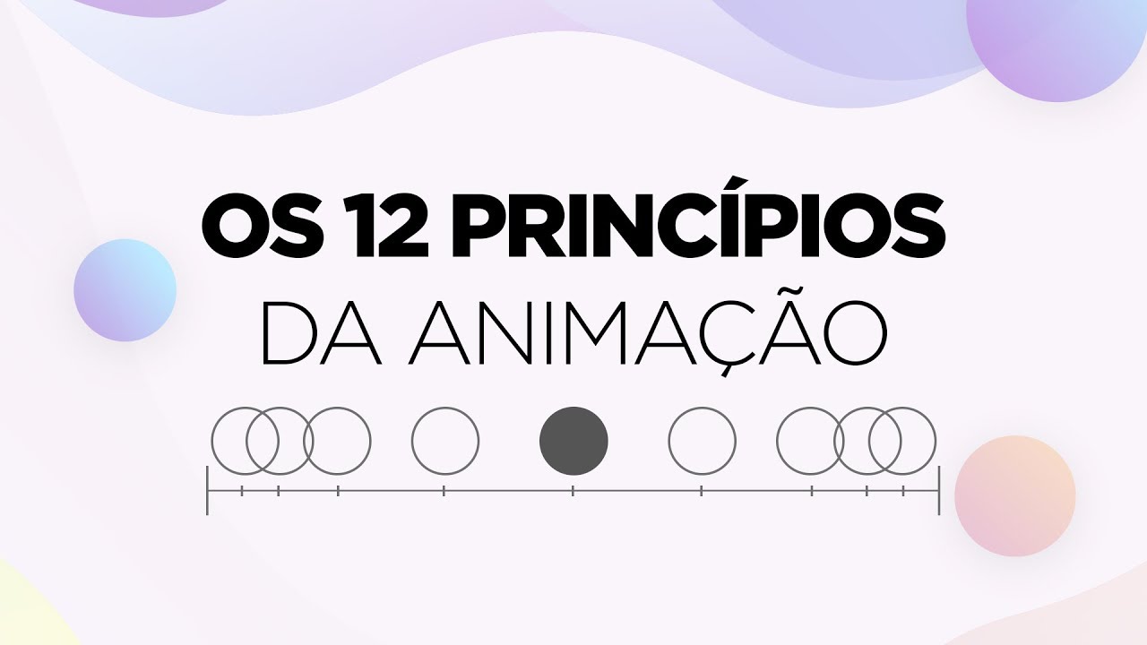 Os 12 Princípios da Animação