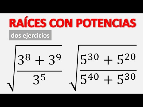 RAÍZ CUADRADA CON POTENCIAS (Fracciones)