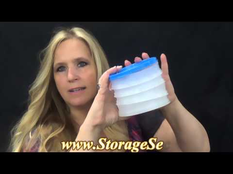 Tupperware burger press - hamburger patty press with freezer...